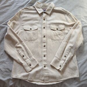 UNTUCKit Beige Cotton Overshirt - size Large Beige